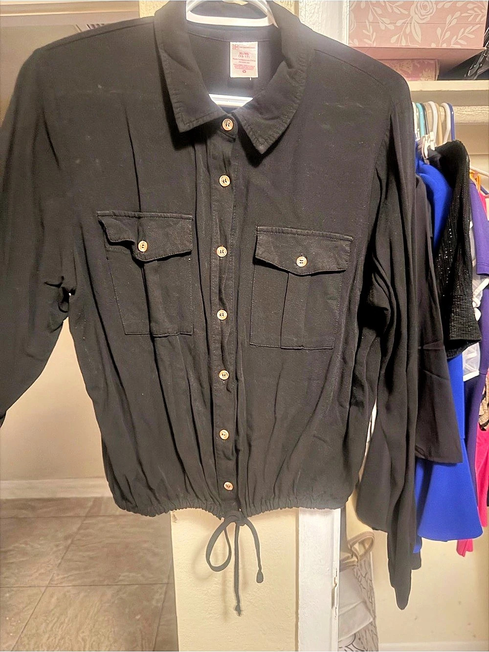 No Boundaries Black Utility Jacket